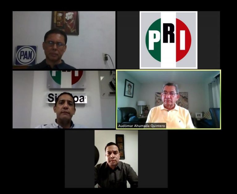 Habla el PRI de posible alianza con PRD, PAN y MC en Sinaloa