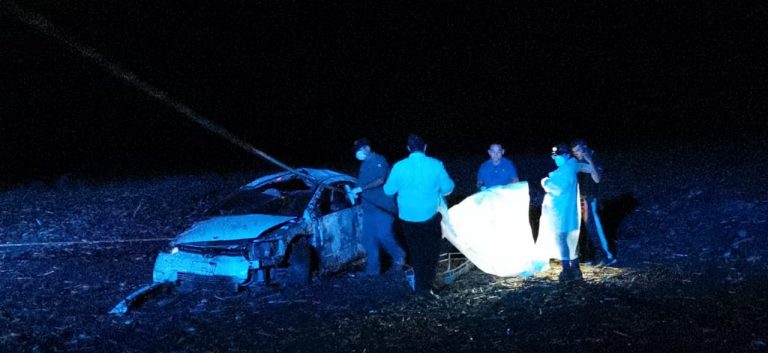 Tras volcadura un muerto y un herido en La Bandera, Navolato