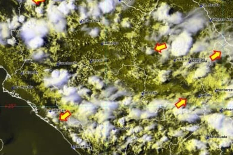 Alertan por lluvias a Culiacán, San Ignacio, Mazatlán y Concordia
