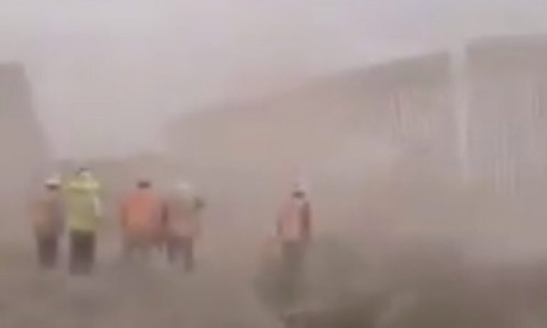 Derriba ‘Hanna’ parte del muro en Texas