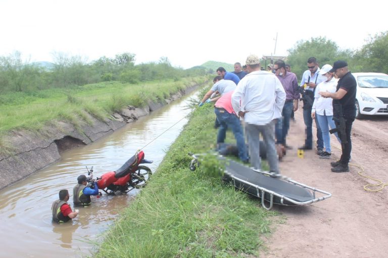 Localizan en canal de Mocorito cadáver de motociclista