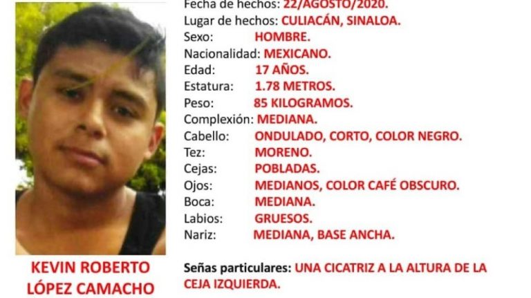 Tiene 17 años, su nombre es Kevin ¡Se busca!