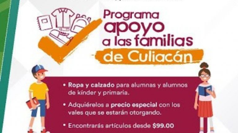 Darán en Culiacán ropa y calzado escolar a bajo costo