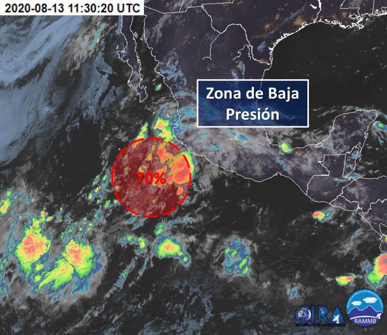 Avizoran dos ciclones en próximos días sobre el Pacífico