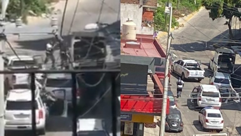 Captan intensa balacera en calles de Acapulco (video)