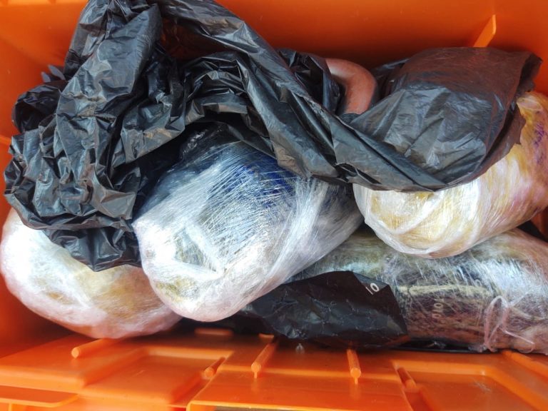 Decomisan metanfetamina en caja de herramientas