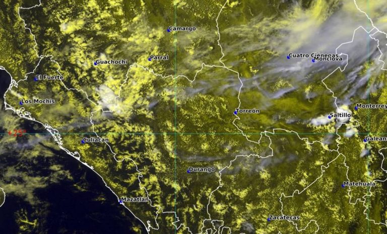 Se avecinan lluvias fuertes para siete municipios