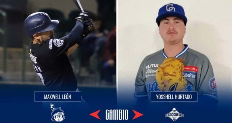 Maxwell León llega a los Yaquis en cambio con Algodoneros