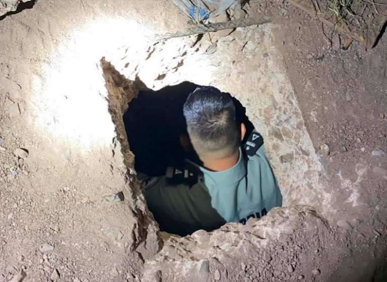 Descubren narcotúnel en drenaje pluvial de Sonora