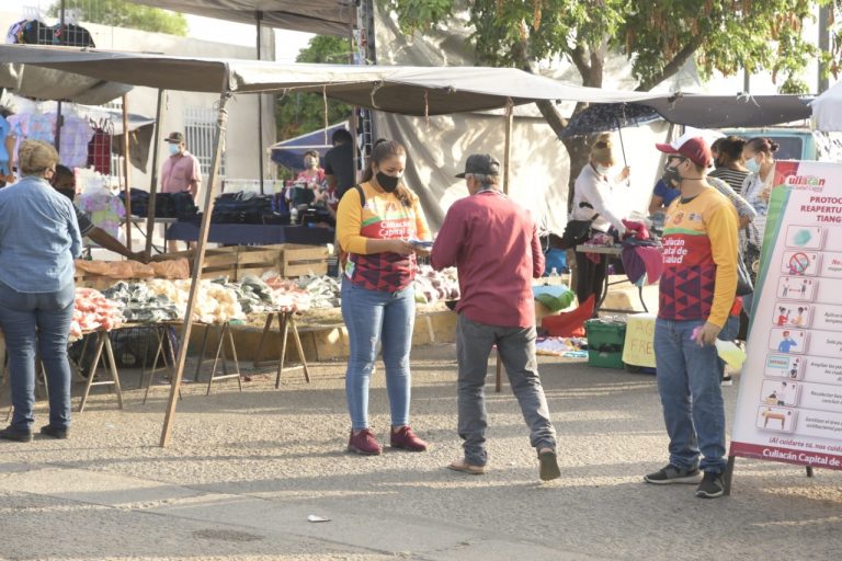 Aperturan tianguis Los Huizaches