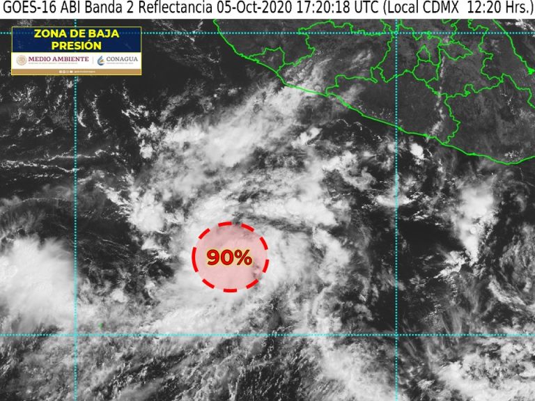 Se activa potencial ciclón en el Pacífico
