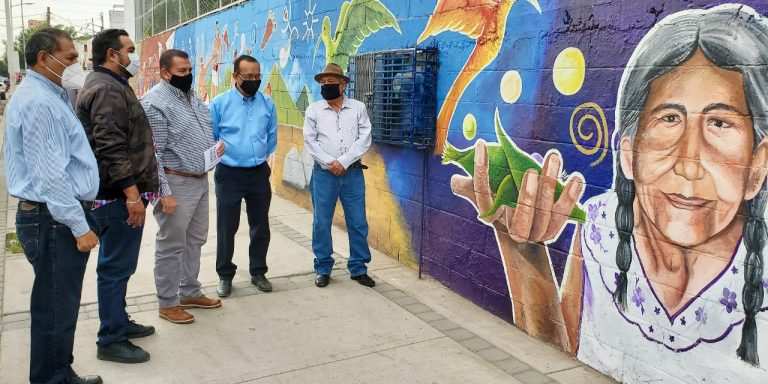 Muestra Navolato en mural cultura y tradiciones