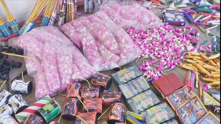 Le pusieron ‘el dedo’ y aseguran 10 kilos de pirotecnia en Barrancos