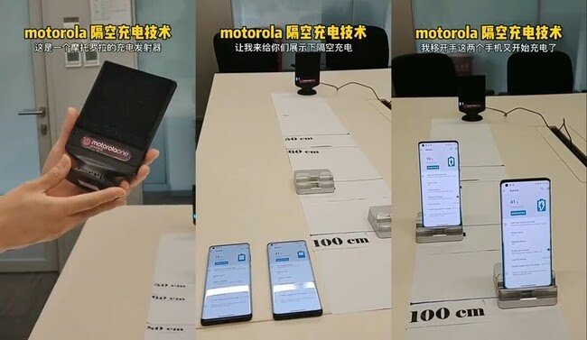 Motorola también tiene su tecnología de carga ‘por el aire’
