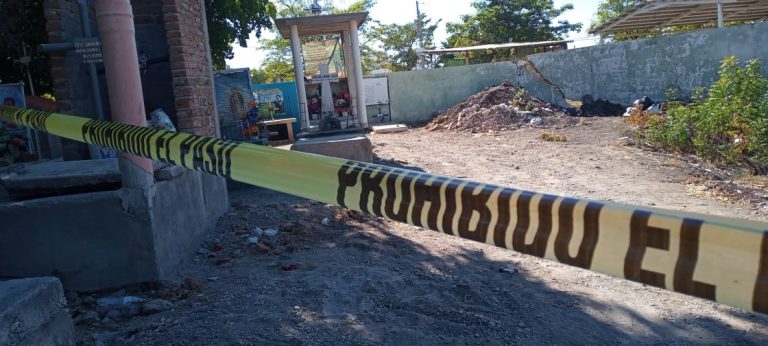 Reportan posible crimen en panteón de la 21 de Marzo