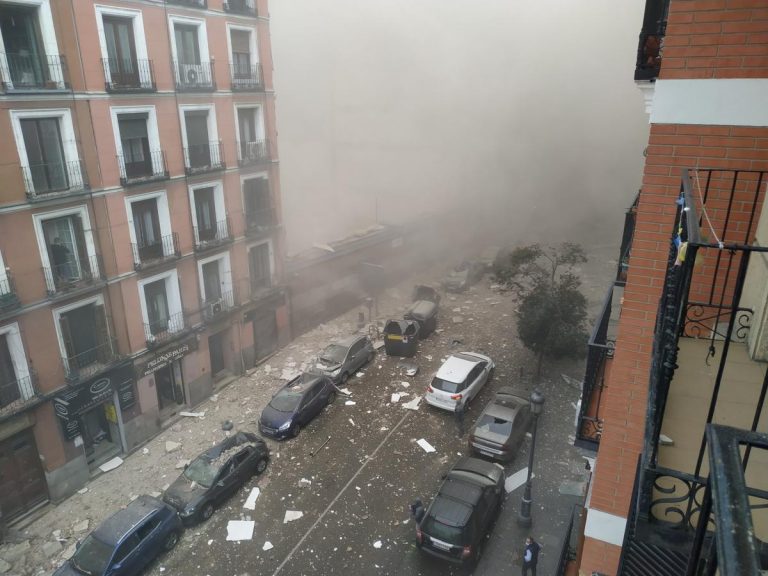 Explosión en Madrid deja 3 muertos y 11 heridos