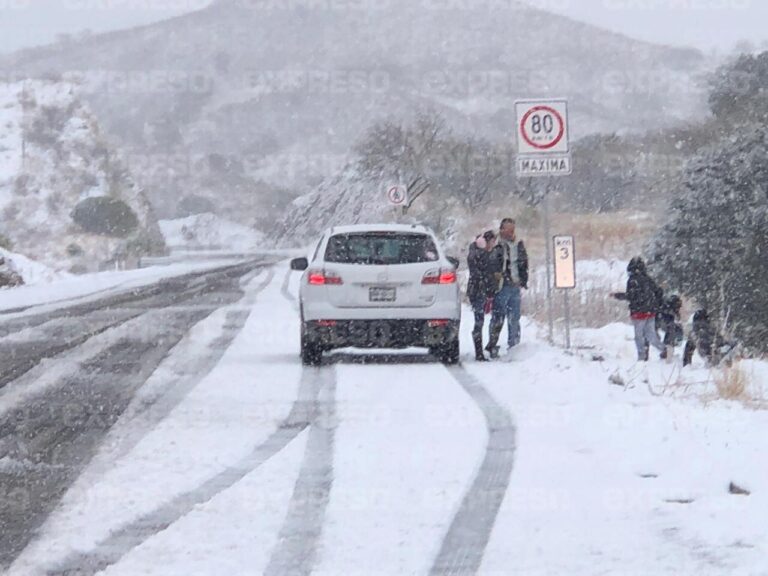 Se desplaza octava tormenta invernal sobre Sonora y Chihuahua
