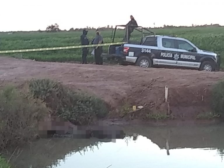 Lo hallan muerto en canal de Las Puentes, Navolato