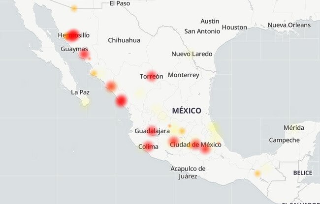 Reportan usuarios fallas en internet en México
