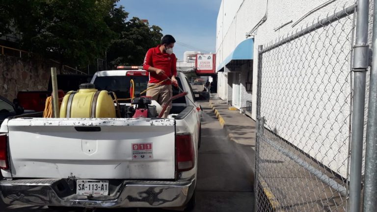 Sanitiza Culiacán hospitales ante rebrote de coronavirus