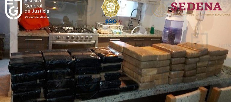 Cae sinaloense en decomiso de 60 kilos de cocaína en CDMX