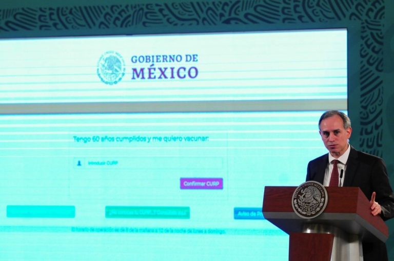 Ofrece López-Gatell en dos días registro eficiente de vacuna