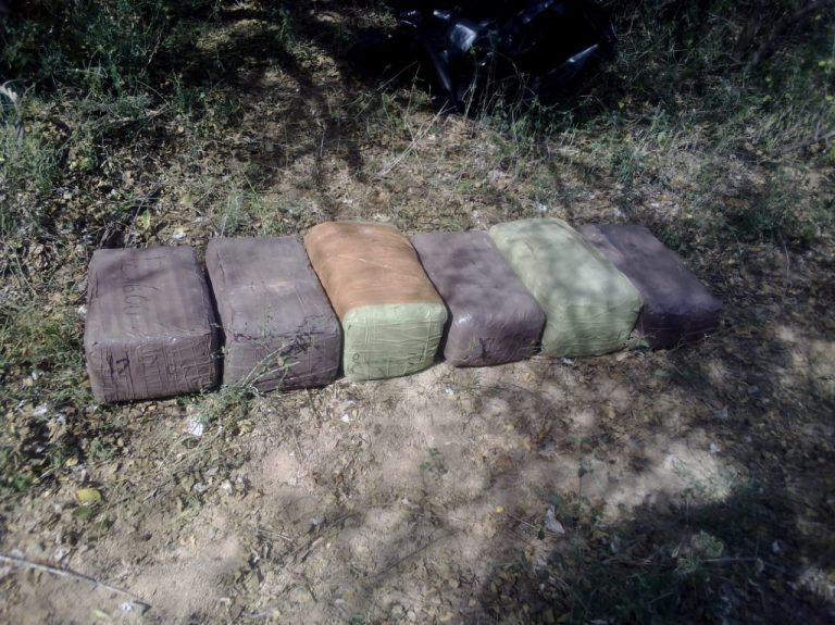 Aseguran en Choix 6 paquetes de mariguana