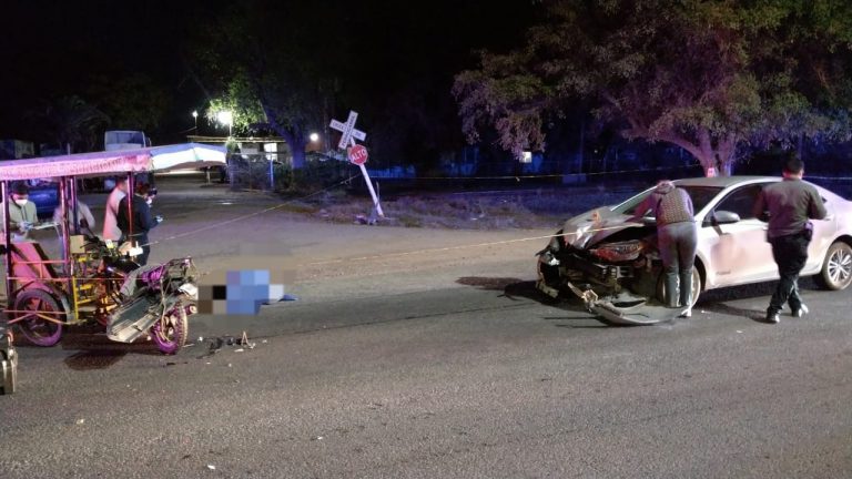 Muere nevero atropellado en Aguaruto