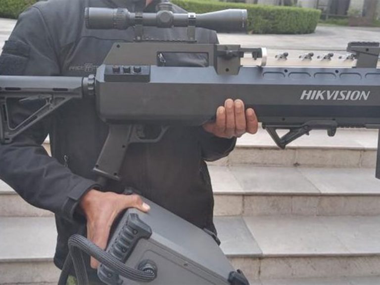 Despliegan personal con fusiles antidrones