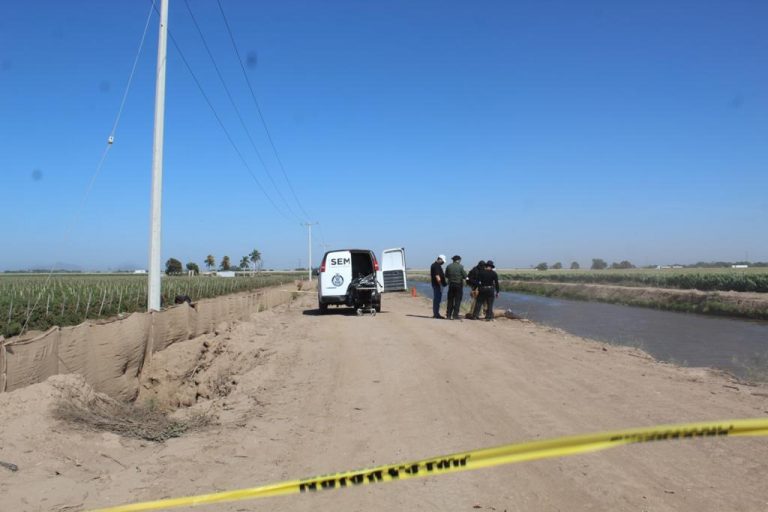 Identifican al muerto en canal de Navolato