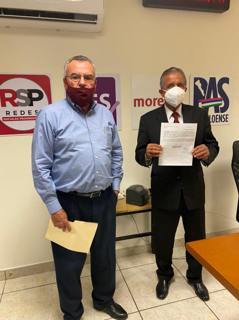 ¡Ya es candidato! Se registra Estrada ante el IEES