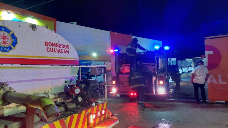 Controlan conato de incendio en empresa de Bachigualato