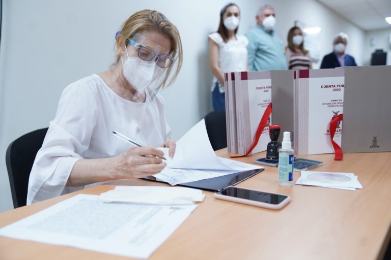 Recibe Congreso cuentas públicas del estado 2020