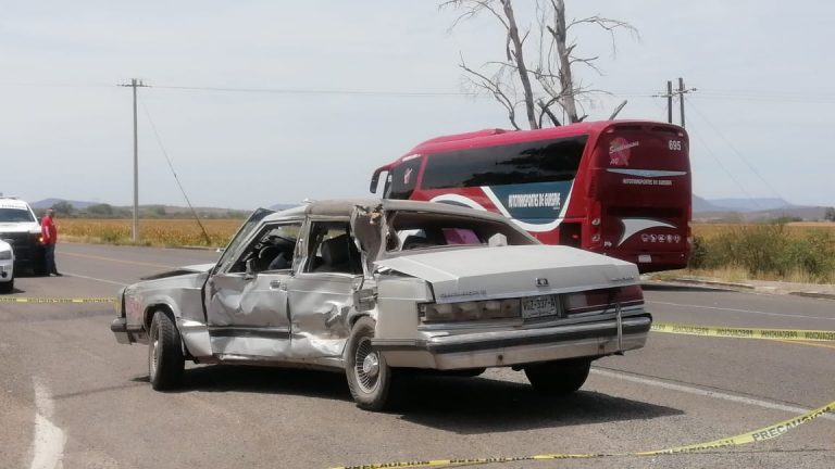 Muere anciano al ser embestido por camión en Pericos