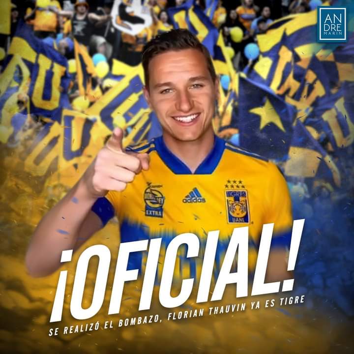 Ficha Tigres a su próxima estrella: al francés Florian Thauvin