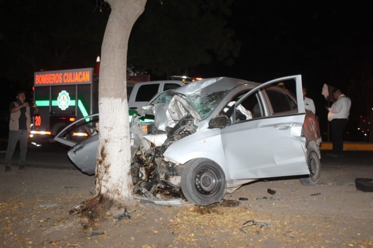 Dos lesionados en accidente frente a la penitenciaría de Aguaruto