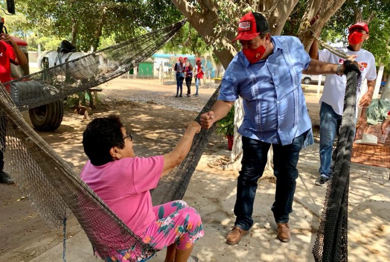 Promete Eliazar Gutiérrez a El Molino rehabilitar la plazuela