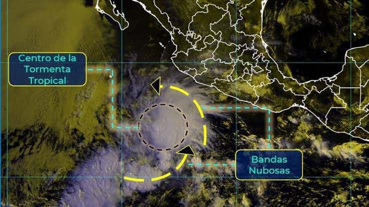 Se forma la tormenta tropical Andrés en el Pacífico