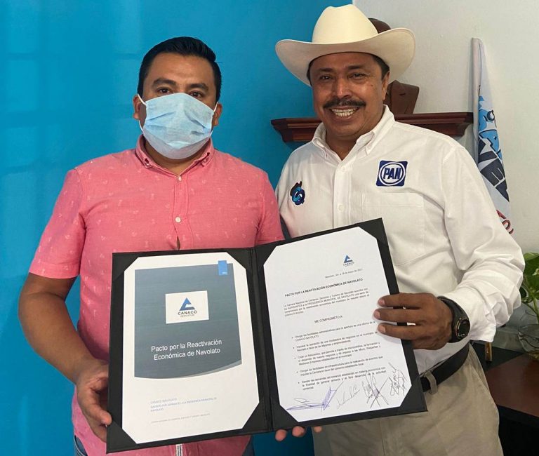 Se suma César Quevedo al Pacto por la Reactivación Económica