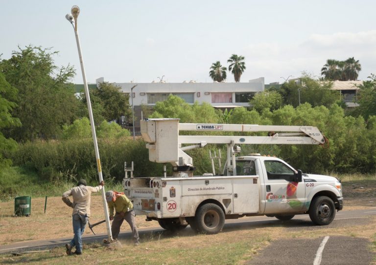 Sustituyen cableado eléctrico robado en el Parque Las Riberas