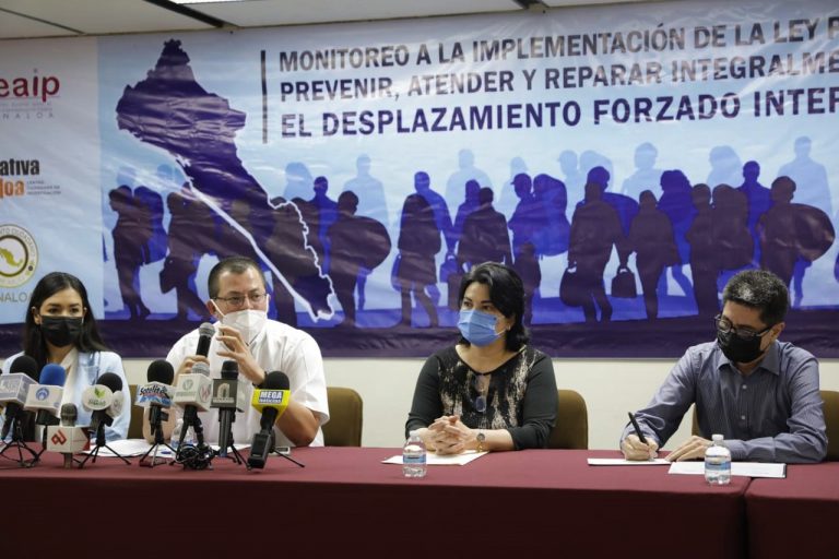 Crean micrositio para desplazados