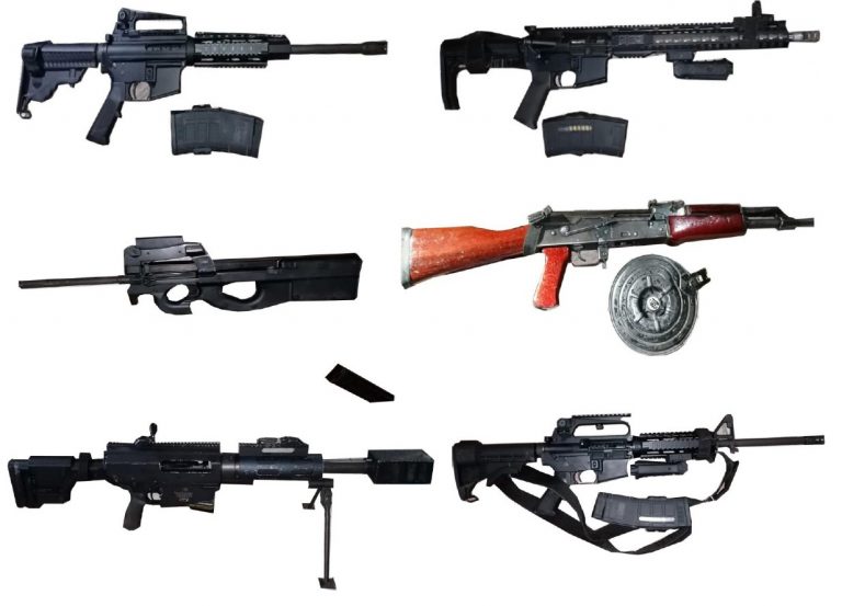 Aseguran a civil, armas y autos en Culiacán