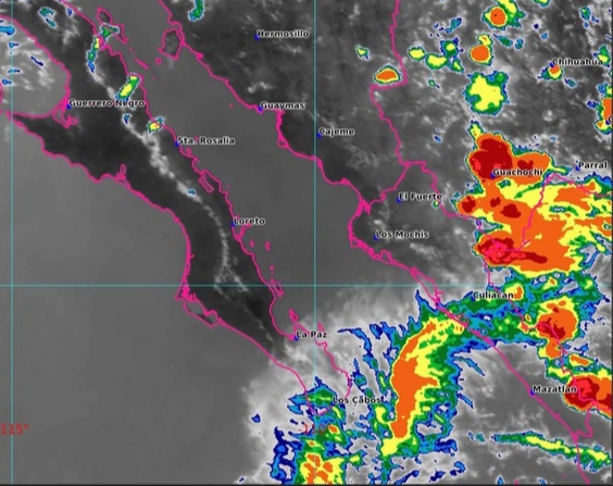 Cubrirán lluvias muy fuertes 15 municipios de Sinaloa