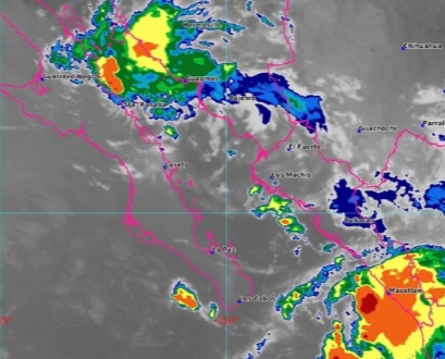 Estiman para Sinaloa este sábado lluvias puntuales intensas