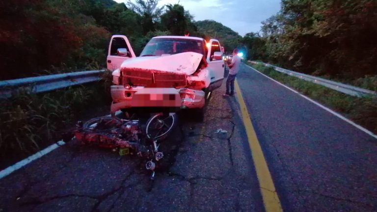 Fallece motociclista en la Pericos-Badiraguato