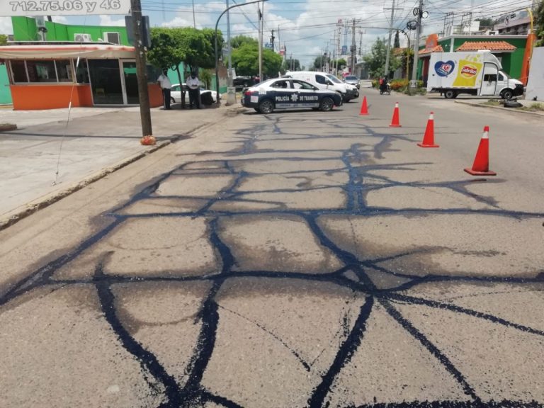 Es la Obregón en Culiacán, pero con grietas