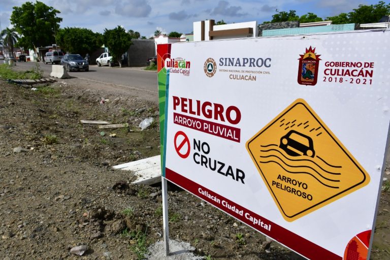 Advierten peligro por arroyo en Las Estancias