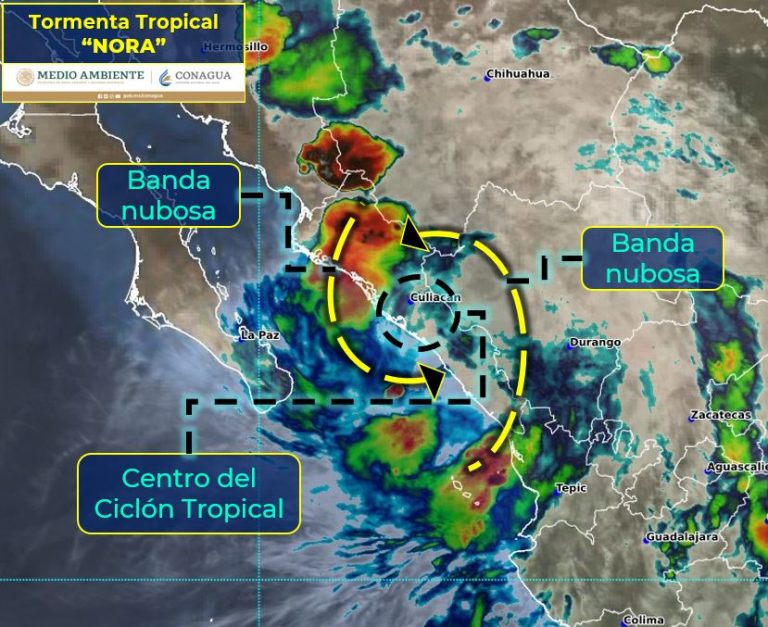 Toca tierra ‘Nora’ en Navolato