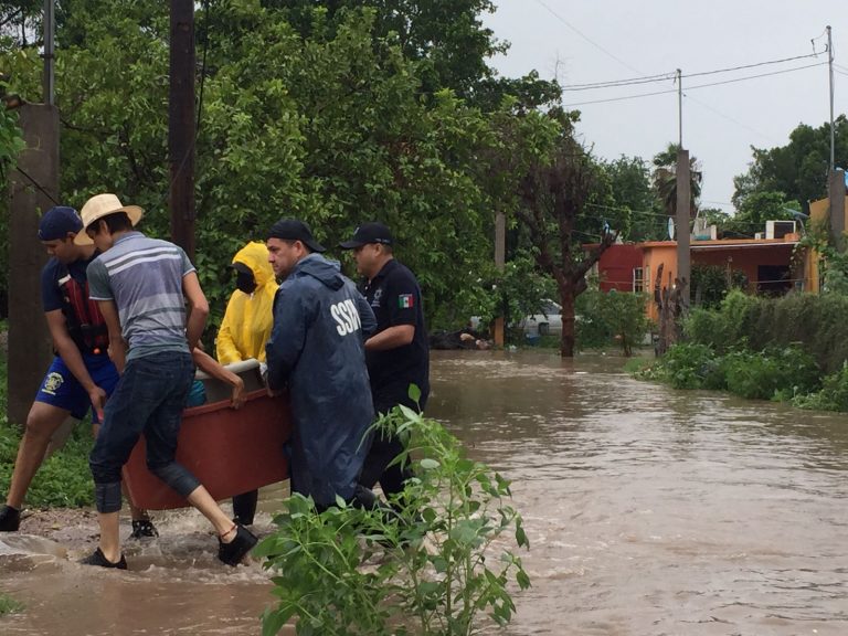 Es Quilá la zona más inundada en Culiacán