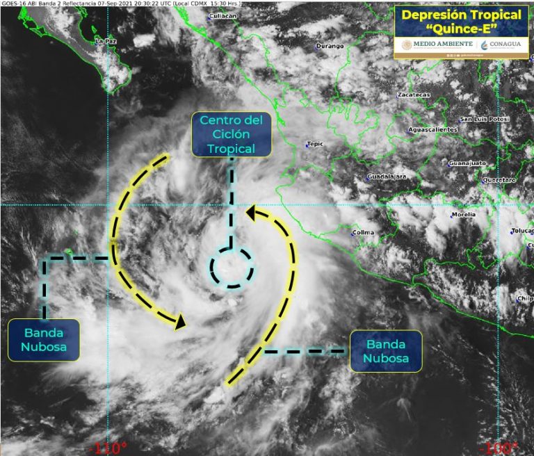 Se forma depresión tropical en el Pacífico